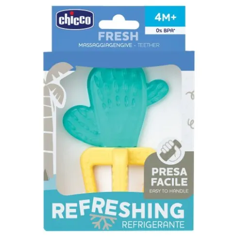 Chicco Massaggiagengive Fresh Cactus 4M+ Refrigerante