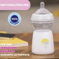 Chicco NaturalFeeling Biberon Flusso Rapido 330ml 6m+