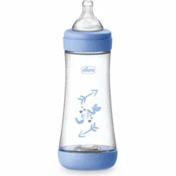 Chicco Perfect 5 Biberon Flusso Rapido 300ml Boy