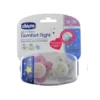 Chicco Physio Comfort Lumi Succhietto in Silicone 16-36m 2 Pezzi
