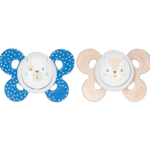 Chicco PhysioForma Comfort Ciuccio Silicone Azzurro 6-16 mesi 2 Pezzi