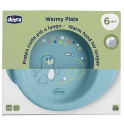 Chicco Piatto Warmy Azzurro Termico per Bambini 6m+