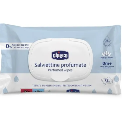 Chicco Salviettine Profumate con Plaquette 72 Pezzi