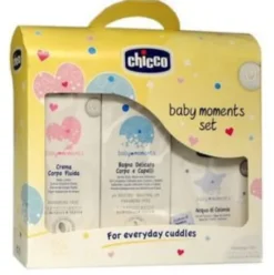 Chicco Set Bagno Crema e Colonia Baby Moments