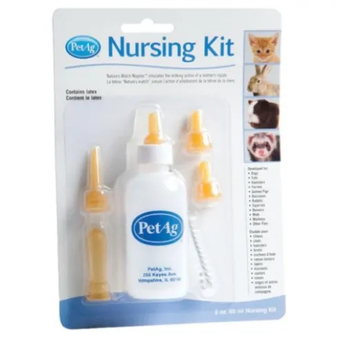 Chifa Nursing Kit Biberon Veterinario 60ml con Tettarelle e Scovolino