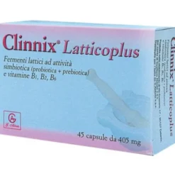 Clinner Latticoplus Integratore Fermenti Lattici per Flora Batterica 45 Capsule