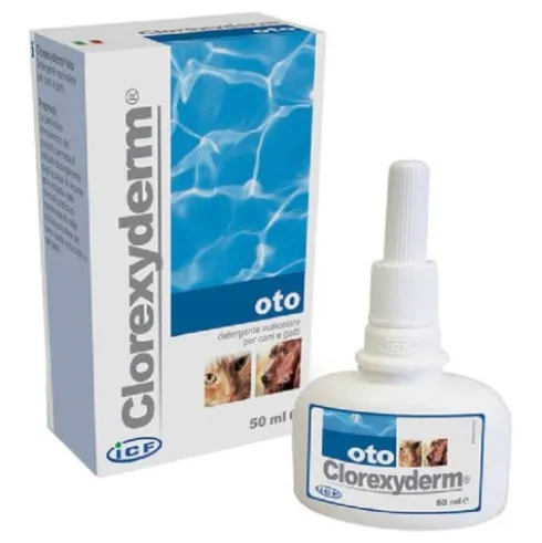 Clorexyderm Oto Liq Detergente Auricolare Delicato per Cani e Gatti 50ml