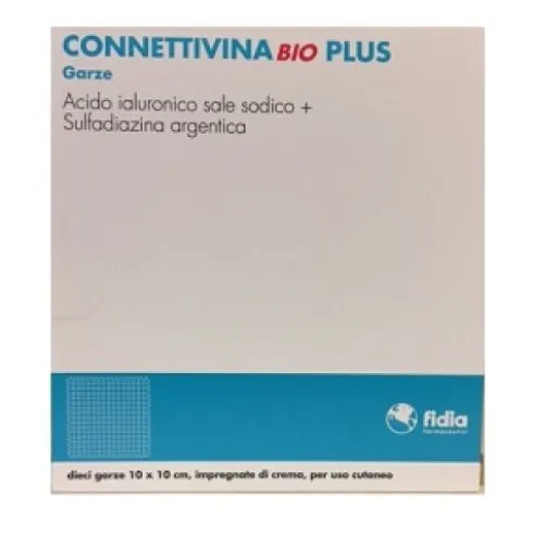 CONNETTIVINA BIO Plus Garza Medicata 10x10 cm 10 garze