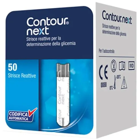CONTOUR NEXT 50 Strisce per Misurazione Glicemia