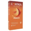 Control Peach Preservativi Aromatizzati Pesca Forma Anatomica Adapta - 6 Pezzi