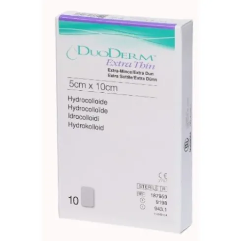 Convatec DuoDERM Extra Sottile Medicazione Sterile per Lesioni 10x5cm