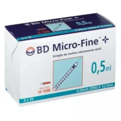 Corman Siringa Insulina BD Micro-Fine + 0,5 ml G29 30 Pezzi