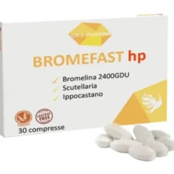 Cr.l Pharma Bromefast HP Integratore Drenante Antinfiammatorio 30 Compresse