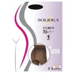 CURVY 70 Sheer Camel 2M-XL