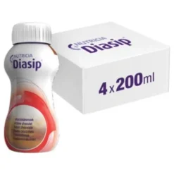 Danone Nutricia Diasip Cioccolato Supplemento Nutrizionale Basso Indice Glicemico 4x200ml