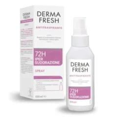 Dermafresh Deo 72h Ipersudorazione Spray - Deodorante antitraspirante per sudorazione intensa - 100 ml
