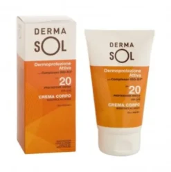 Dermasol Crema Corpo SPF20 - Protezione solare media resistente all'acqua - 100 ml