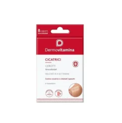 Dermovitamina Cerotti Idrocolloidali per Cicatrici Resistenti all'Acqua 8 Pezzi