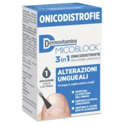 Dermovitamina Micoblock Onicodistrofie 3 in 1 - Soluzione ungueale per alterazioni ungueali - 7 ml