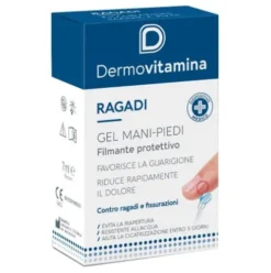 Dermovitamina Ragadi Gel Mani Piedi - Gel cicatrizzante per ragadi e fissurazioni - 7 ml