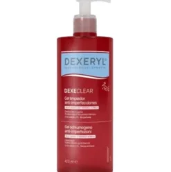 Dexeryl Dexeclear Gel Schiumogeno Anti Imperfezioni - Detergente purificante per pelle grassa e a tendenza acneica - 400 ml