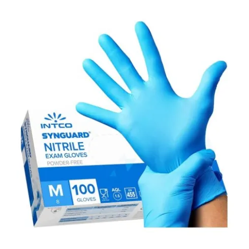 Diacare Synguard Guanti in Nitrile Senza Polvere Taglia L, Monouso