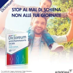 Dicloreum Antinfiammatorio Locale 10 Cerotti Medicati 180 mg