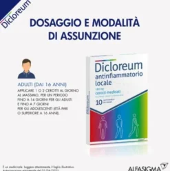 Dicloreum Antinfiammatorio Locale 10 Cerotti Medicati 180 mg