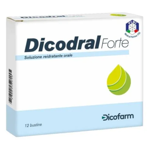 Dicodral Forte Sali Minerali e Glucosio Reidratante Orale 12 Bustine