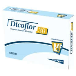Dicoflor 30 - Integratore per l'equilibrio della flora batterica intestinale - 15 bustine