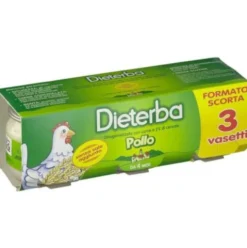 Dieterba Omogeneizzato Pollo per Bambini dal 4° Mese 3x80g