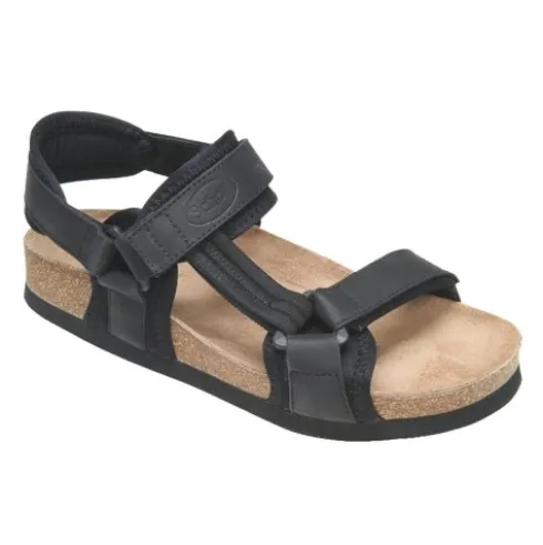 Dr. Scholl's Accuracy Sandali in Pelle Nera Taglia 39