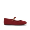 Dr. Scholl's Pocket Ballerina Rosso in Gomma