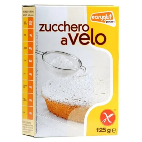 Easyglut Zucchero a Velo Senza Glutine Ideale per Dolci 125 g