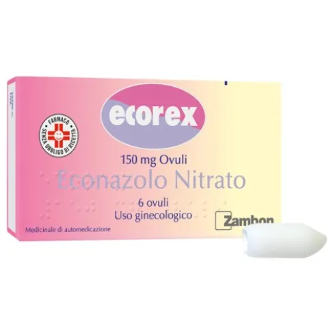 Ecorex*6 Ovuli Vaginali 150mg