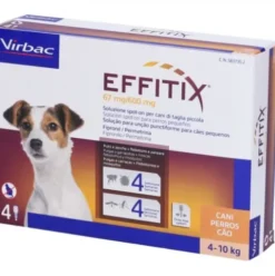 Effitix Spot-On Cani 4-10kg: Antiparassitario per Pulci e Zecche