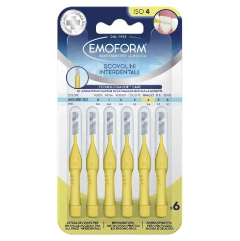 EMOFORM Scov.ISO 4 Giallo 6pz