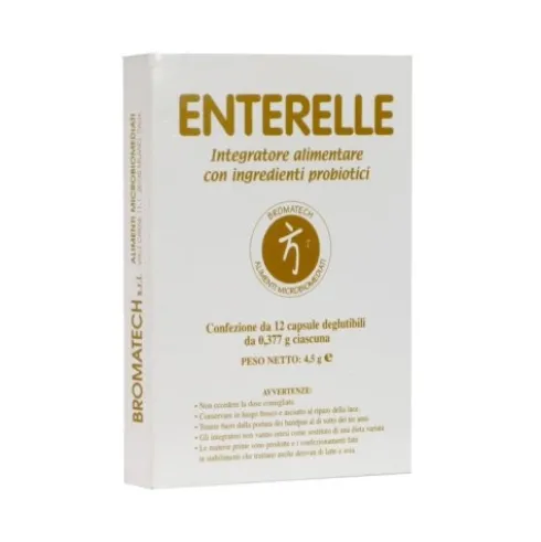 Enterelle - Integratore alimentare a base di fermenti lattici - 12 capsule