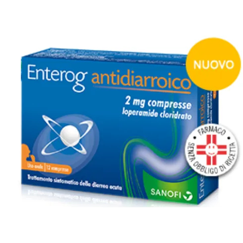 Enterog Antidiarroico 12 compresse 2 mg