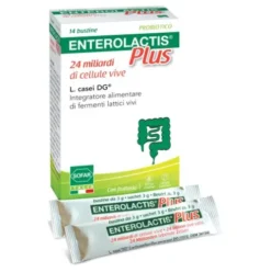 Enterolactis Plus - Integratore a base di fermenti lattici vivi -14 bustine