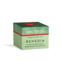 Erba Vita Remedia Crema Viso Opacizzante per Pelli Impure 50ml