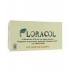 Erfo Floracol Integratore Alimentare per Riequilibrio Flora Intestinale 10 Flaconcini