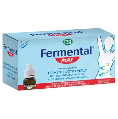Esi Fermental Max - Integratore a base di fermenti lattici vivi - 12 mini drink