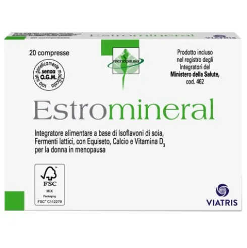 Estromineral - Integratore per donne in menopausa - 20 compresse