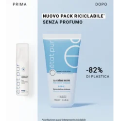 Etat Pur Crema Idratante Ricca - Crema viso idratante per pelle secca e molto secca - 50 ml