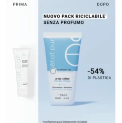 Etat Pur Gel Crema Idratante - Crema viso idratante per pelle da mista a grassa - 50 ml