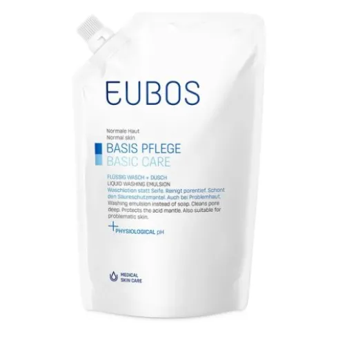 Eubos Detergente Liquido Ricarica Delicato per Tutta la Famiglia 400 ml
