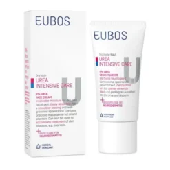 Eubos Urea Crema Viso Idratante 5% per Pelli Secche 50ml