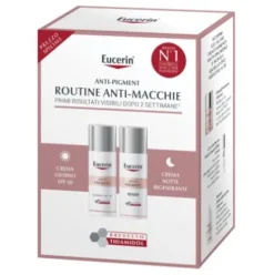 Eucerin Anti-Pigment Cofanetto Anti-Macchie - Crema giorno SPF30 50 ml + Crema notte rigenerante 50 ml
