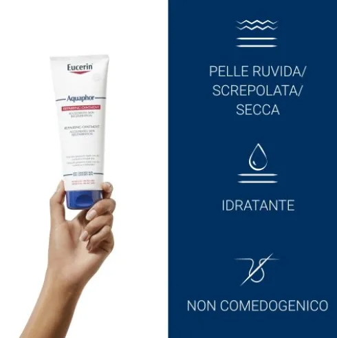 Eucerin Aquaphor Trattamento Riparatore - Crema viso e corpo per pelle secca e danneggiata - 220 ml